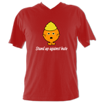 Stand Up Against Hate - Men's V-Neck T-Shirt - The Angry Orange